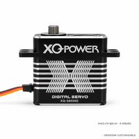 XQ-S8050D 54kg Servomoteur numérique sans noyau en métal à couple élevé, étanche, pour voitures RC 8.4V, vente en gros OEM