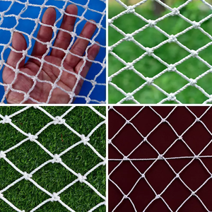 Nhà Máy Giá Trắng Knotless Nylon An Toàn Net Thể Thao Hàng Rào Xây Dựng Bảo Vệ An Toàn Lưới - Product Image 5