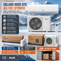 AC Solar 9000 BTU WIFI DC Inverter Wall Split Hybrid Pendingin Pemanas Grid+Home Eco Quiet Rumah Tangga Luar Ruangan Hotel
