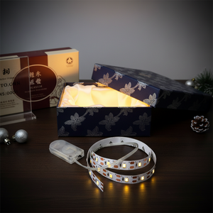 <span class=keywords><strong>Bande</strong></span> lumineuse <span class=keywords><strong>LED</strong></span> à interrupteur magnétique DC5V, barre lumineuse douce, équipée d'un support auto-adhésif, découpable, compartiment pour piles de taille 2032, 5 mm - Product Image 4