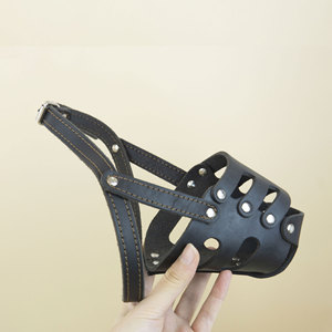 Pastor alemán <span class=keywords><strong>Doberman</strong></span> Razas medianas y grandes Cesta de cuero Bozal para perro - Product Image 6