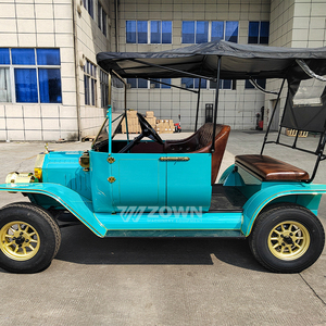 Outdoor <b>Plastic</b> Sightseeing Vintage Classic Car Classic Retro Electric Four-Wheel AC Motor Luxury Vintage Car - Product Image 5