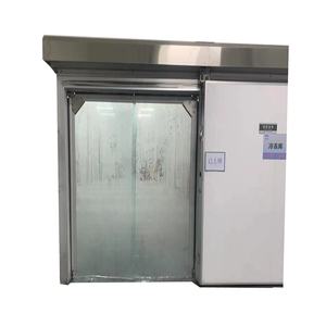 <span class=keywords><strong>Porte</strong></span> <span class=keywords><strong>de</strong></span> circulation à <span class=keywords><strong>double</strong></span> <span class=keywords><strong>battant</strong></span> en <span class=keywords><strong>PVC</strong></span> transparent moderne, à ouverture manuelle, avec surface finie pour les marchés - Product Image 6