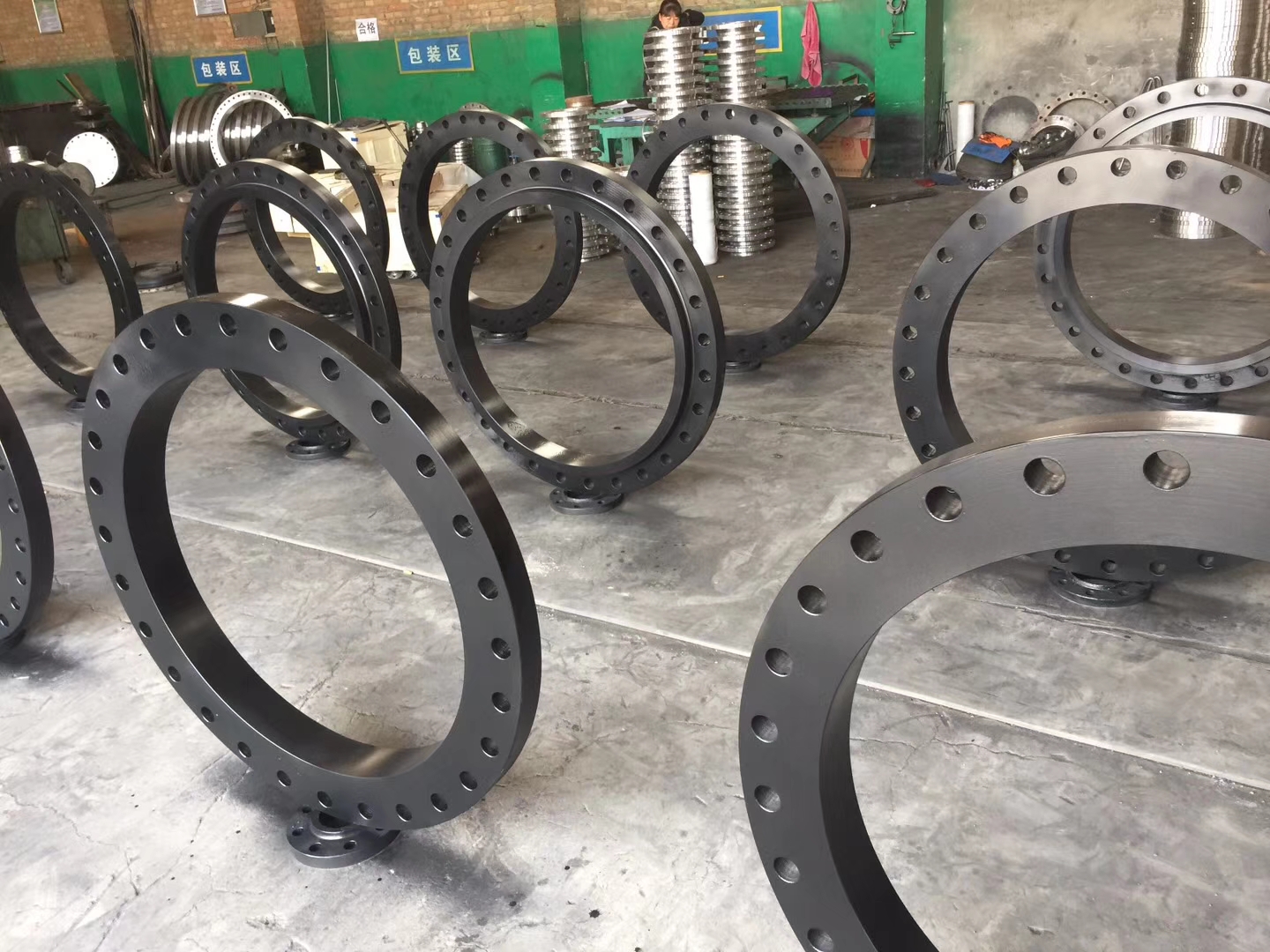 ANSI B 16.5 carbon steel a105 plate flange