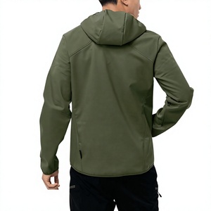 เสื้อแจ็คเก็ตผู้ชายลำลอง ระบายอากาศ กันลม สีพื้น ผ้าไนลอน/โพลีเอสเตอร์ ปิดด้วยซิป สำหรับฤดูหนาว - Product Image 2