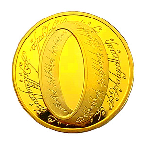 Monete d'Oro Personalizzate per <span class=keywords><strong>il</strong></span> Commercio Estero Medaglie <span class=keywords><strong>Anelli</strong></span> del <span class=keywords><strong>Signore</strong></span> Stampa UV Nichelatura Nera Monete Commemorative Uniche in Metallo Straniero - Product Image 4