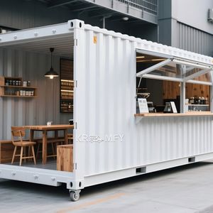 Restaurant, bar, cuisine, café, kiosque mobile de 20 pieds, conteneur maritime aménagé, boutique de café mobile - Product Image 3