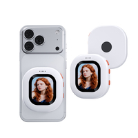 Moniteur de projection d'écran T40, caméra arrière magnétique pour téléphone, pour vidéos auto-prises, mini caméra magnétique sans fil pour vlog