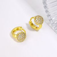 Fabricant de bijoux de luxe 18 carats de style indien de Dubaï Boucles d'oreilles en laiton pour femmes