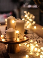 Outdoor Warmweiß Wasserdicht 5M 50LEDS Girlanden beleuchtung Mini Led Ball Light Camp Dekor Beleuchtung