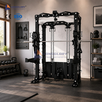 Máquina Smith Multifuncional para Principiantes, Equipo de Gimnasio en Casa