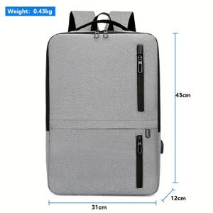 Sac à dos pour ordinateur portable OEM personnalisé, unisexe, étanche, avec port USB, pour loisirs, sport, collège et design, pour garçons - Product Image 6