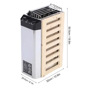 Mini sauna soba paslanmaz çelik 3.6kw/110v sauna odası sauna ısıtıcı dayanıklı kuru buhar