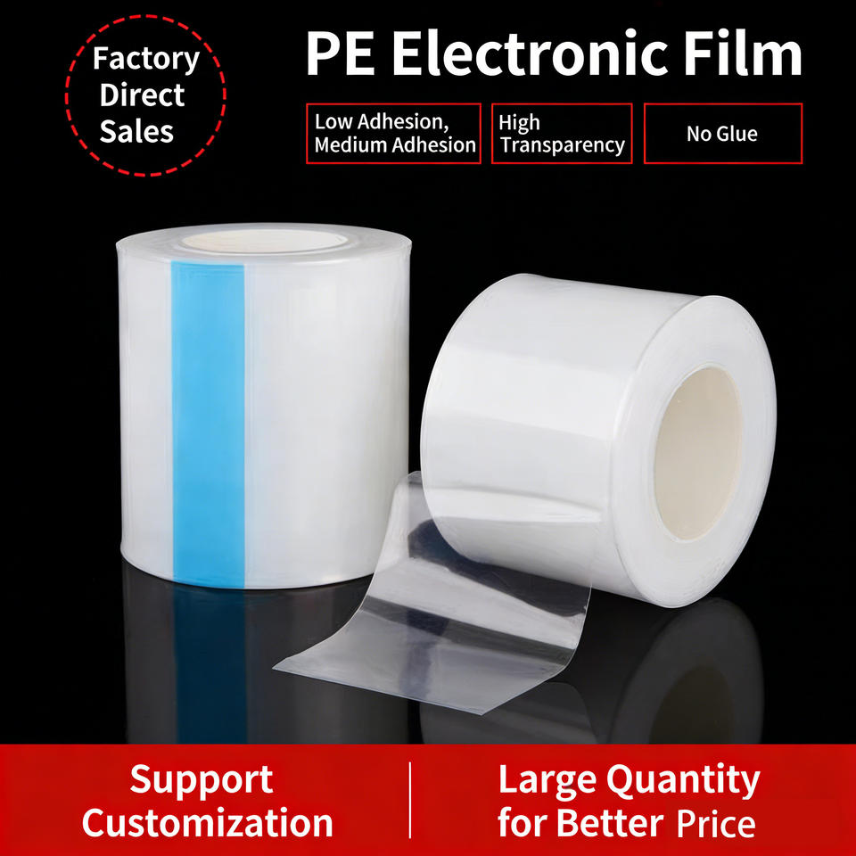 PE Electrostatic Film, Non-adhesive Film Transparent Protective Film ...