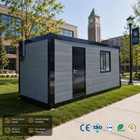 Casa Contenedor Prefabricada Ecológica de Instalación Rápida, Casa Modular de Acero para Hospital, Taller, Centro Comercial, Baño, Supermercado, Gimnasio