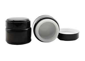 30ml 50ml 100mL Lata de plástico de color verde negro Envase cosmético Frascos Contenedor Caja para crema - Product Image 2