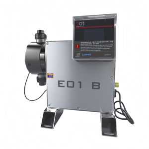 Chất lượng cao 120L/h PVC kỹ thuật số Bơm định lượng chống ăn mòn mét cho xử lý nước CE chứng nhận với động cơ thành phần cốt lõi - Product Image 1