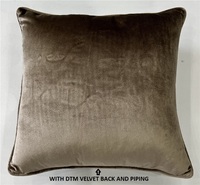 Housse de coussin jacquard rayée métallique haut de gamme, style nordique, pour décoration intérieure de luxe, avec dos en velours