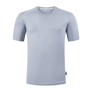 आर्थिक कस्टम डिजाइन लोकप्रिय गारंटी गुणवत्ता डार्क ग्रे बर्फ रेशम बागे पुरुषों की टी शर्ट