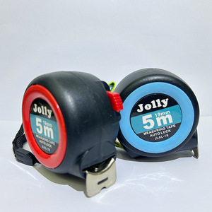 ตลับเมตรจอลลี่ 5 เมตร แบบล็อคอัตโนมัติ ใบมีดเหล็ก สำหรับงานก่อสร้างและงาน DIY - Product Image 1