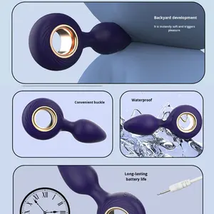 Vibrator Anal <span class=keywords><strong>Plug</strong></span> Elektrik untuk Pria dan Wanita, Mainan Seks Dewasa, Masturbator Ruang Belakang - Product Image 2