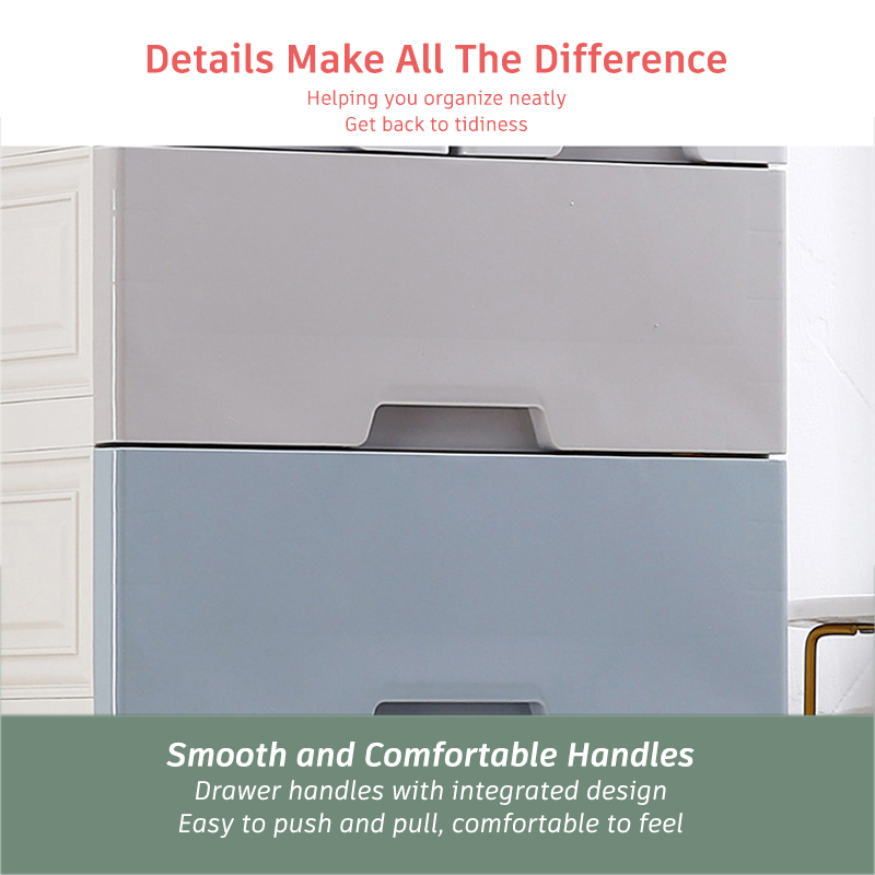 ABS material MDF top colorful drawer clothes cabinets
4 layers,5 layers plastic storage cabinet