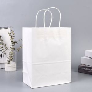 Sac en papier kraft personnalisé noir, blanc, marron pour emporter - Product Image 6