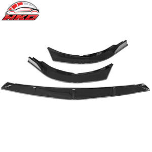 Lèvre de pare-chocs avant pour Toyota Camry 2021-2024 LE IKON Style 3PCS PP Noir brillant Kit carrosserie de haute qualité - Product Image 4