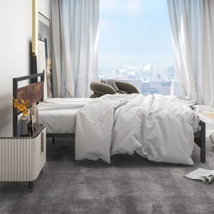 <span class=keywords><strong>Singolo</strong></span> in metallo rustico struttura del letto <span class=keywords><strong>materasso</strong></span> <span class=keywords><strong>Base</strong></span> in metallo letti <span class=keywords><strong>Base</strong></span> <span class=keywords><strong>per</strong></span> Hotel Twin Size metallo telaio del letto - Product Image 5