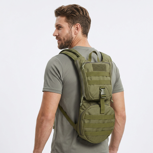 DF DP011 Hydration <b>Backpack</b> Outdoor <b>Running</b> Cycling <b>Water</b> Bag Tactical Nylon Storage Bag Breathable All Seasons Use - Product Image 2