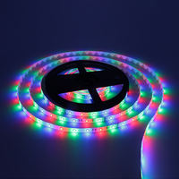 Offre Spéciale Kit Complet Neuf Bande LED SMD 2835 RGB 5M (16,4 pi) avec Télécommande IR 24 Touches et Adaptateur