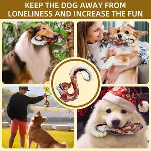 Nuovo Design cane Chewer giocattolo vero sapore di manzo può riempito burro di arachidi in Nylon indistruttibile per la pulizia dei denti giocattolo per cani - Product Image 5