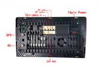 Adaptateur de microphone et caisson de basses, accessoires pour autoradio Android, RCA, câble de sortie pour PX6, 20pin,