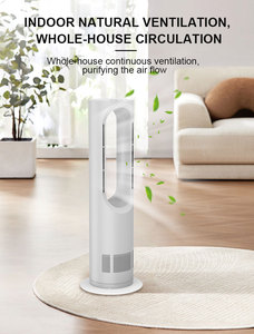 Ventilatore a Torre <span class=keywords><strong>Angelo</strong></span> AZ588PRO 2-in-1 Freddo e Caldo Senza Pale da Scrivania/Pavimento con Motore DC, Telecomando, Efficienza Energetica, per Uso Alberghiero - Product Image 4