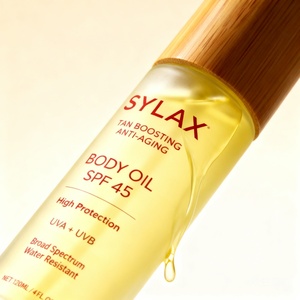 Aceite Bronceador con Aceite de Semilla de Sandía, SPF45, Antienvejecimiento, Acelerador <span class=keywords><strong>del</strong></span> <span class=keywords><strong>Bronceado</strong></span>, Protección Solar de Amplio Espectro UVA/UVB, Hidratante - Product Image 3