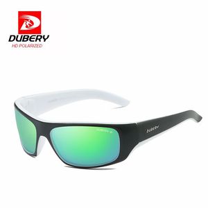 DUBERY D1418 Retro Sun Glasses High Square <strong>Sports</strong> Cycling <strong>Sunglasses</strong> for Men Hot Sale <strong>Polarized</strong> Yellow Purple Made Metal PC - Product Image 4