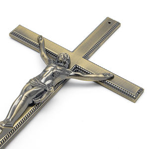 Chapado electrónico de estilo europeo, decoración de ataúd, cofre, crisol, forma de Jesús, Cruz de ataúd delicada - Product Image 4