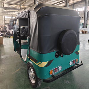 Tuk-tuk électrique à trois roues avec cabine ouverte, stock d'usine en Chine, pour passagers, avec une tension de 60 V, livraison rapide disponible - Product Image 6