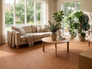 Panneau en liège brun moderne avec bordure en bois, imperméable, pour utilisation en intérieur d'hôtel - Product Image 5