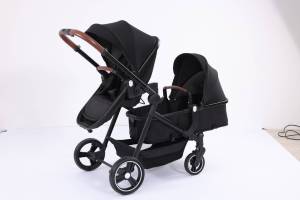 Chất lượng cao đôi xe đẩy em bé sang trọng Twin xe đẩy em bé - Product Image 4