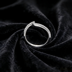 Joyería de Plata 925 para Mujer, Estilo Discreto, Chapado en Rodio, Plata 925 Original con Circonia para Compromiso, Boda o Regalos - Product Image 6