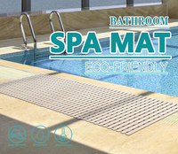 Graceline Piscine Pvc Tapis de Sol Salle de Bain Tapis de Douche