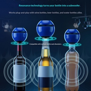Haut-parleur sans fil à résonance de bouteille le plus vendu, mini-enceinte vibrante créative, jouet sensoriel audio, compatible avec divers types, idéal comme cadeau - Product Image 2