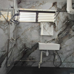 แผ่นหินอ่อนเทียมหินอ่อนสีขาวสำหรับผนังและบอร์ดพลาสติกพีวีซีแบบยืดหยุ่น - Product Image 6