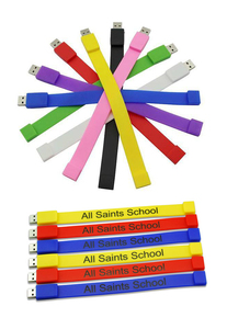 Top bán 2GB ổ đĩa flash Vòng đeo tay/dây đeo cổ tay silicon <span class=keywords><strong>USB</strong></span> <span class=keywords><strong>2.0</strong></span> giao diện sản phẩm mới ổ đĩa flash tương thích <span class=keywords><strong>PC</strong></span> 8GB 16GB - Product Image 3