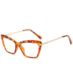 Gafas de Sol Multifacéticas con Cristal Ojo de Gato y Protección Anti Luz Azul para Mujer, Montura de Gafas con Lentes Transparentes, Estilo Urbano Moderno para Mujer Europea - Product Image 4