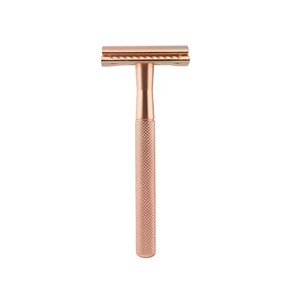 <span class=keywords><strong>Rasoir</strong></span> pour le visage à double lame en acier inoxydable pour femmes, rose gold, tête <span class=keywords><strong>de</strong></span> rasage écologique et sûre - Product Image 6