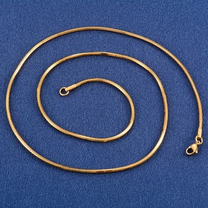 Collar Largo de Acero Inoxidable con Cadena de Serpiente Octogonal para Hombre y Mujer, Accesorios de Joyería para el Cuello, Clavícula, Gargantilla, Regalo DIY - Product Image 6