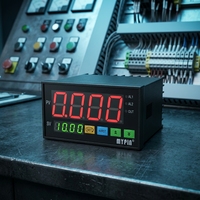 Tachymètre numérique à affichage 6 chiffres RS232 Modbus RTU 0,01 Hz à 8 kHz Précision 0,1 % F.S 90-260 V AC/DC MYPIN FA8