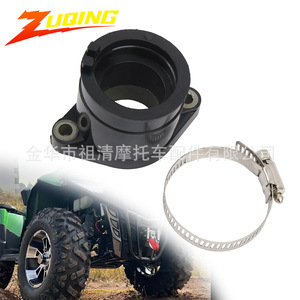 Adaptateur de carburateur de moto ZUQING, connecteur de collecteur d'admission en caoutchouc de 30mm pour XZ100W - Product Image 2